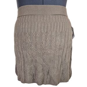 Aventura Millie Sweater Skirt Womens XL Angora Blend Cableknit Cozy Granola Girl